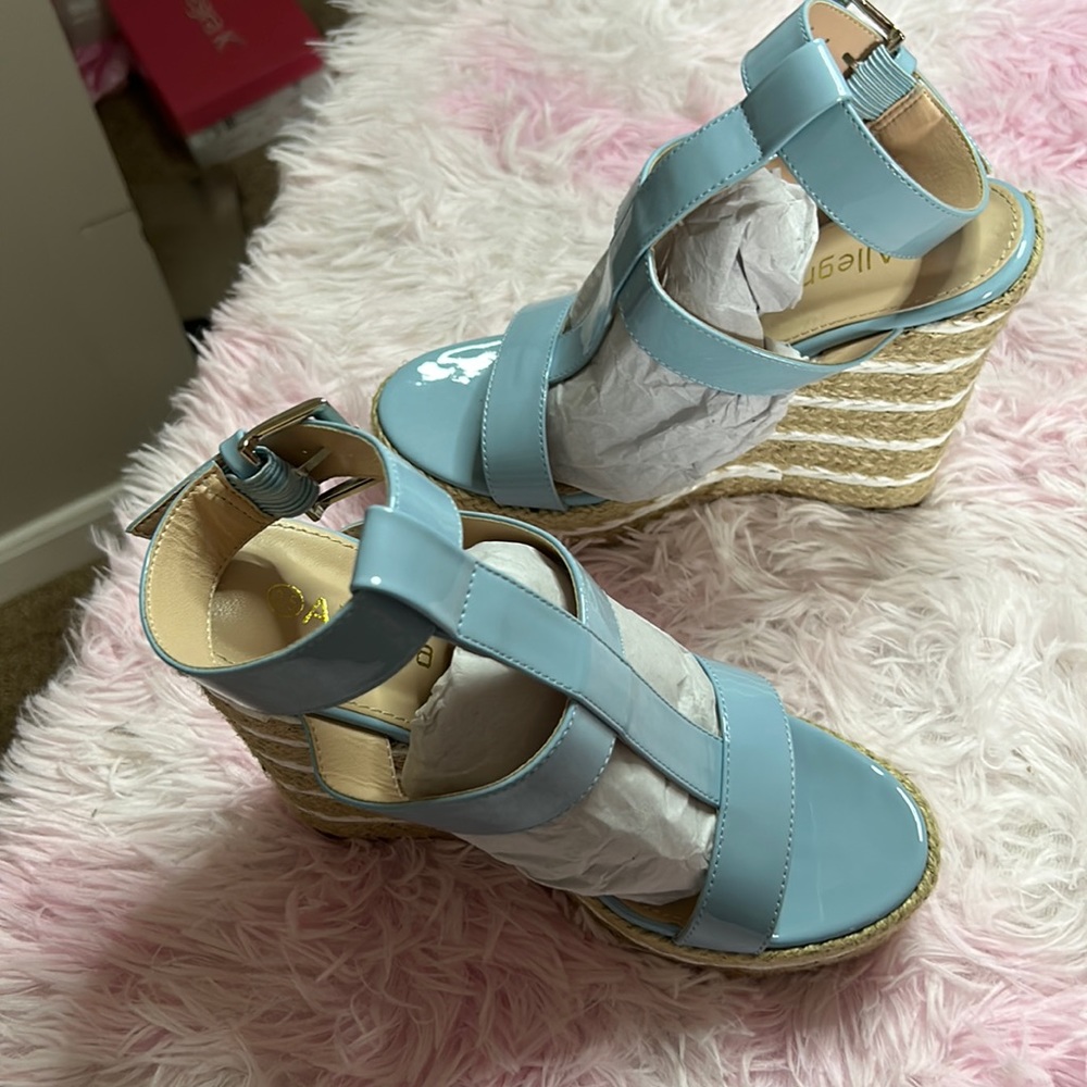Light Blue wedge.